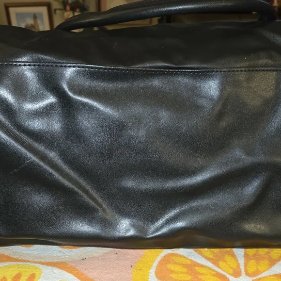 Vintage 90s Playboy Black White Gold Duffel Overnight Gym LARGE Travel Bag Class - Picture 10 of 14